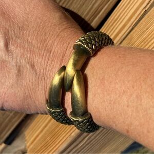 Talon Claw Antique Bronze Cuff! NEW!